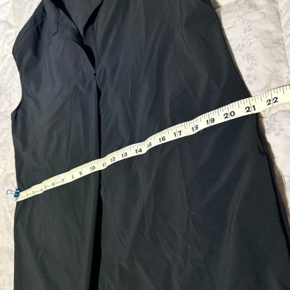 Athleta Daybreak Lightweight Midi Dress Womens Small Black Athleisure Relaxed - Picture 5 of 6